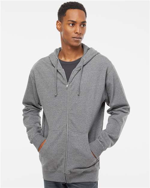 Unisex Midweight Full-Zip Hooded Sweatshirt - Independent Trading Co. - SS4500Z