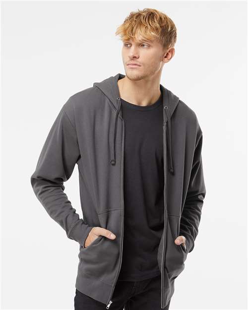 Unisex Midweight Full-Zip Hooded Sweatshirt - Independent Trading Co. - SS4500Z