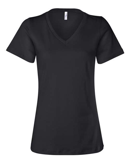 Women’s Relaxed Jersey V-Neck Tee - BELLA + CANVAS - 6405