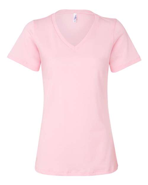 Women’s Relaxed Jersey V-Neck Tee - BELLA + CANVAS - 6405