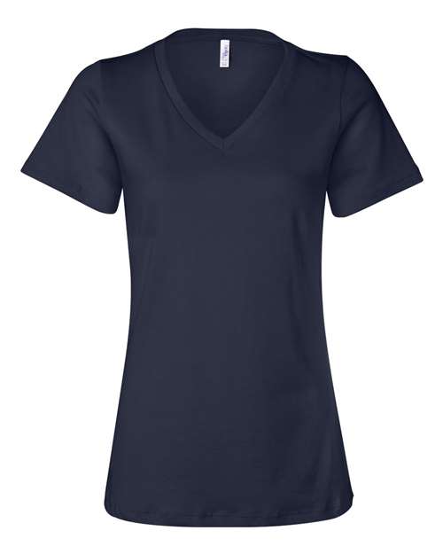 Women’s Relaxed Jersey V-Neck Tee - BELLA + CANVAS - 6405