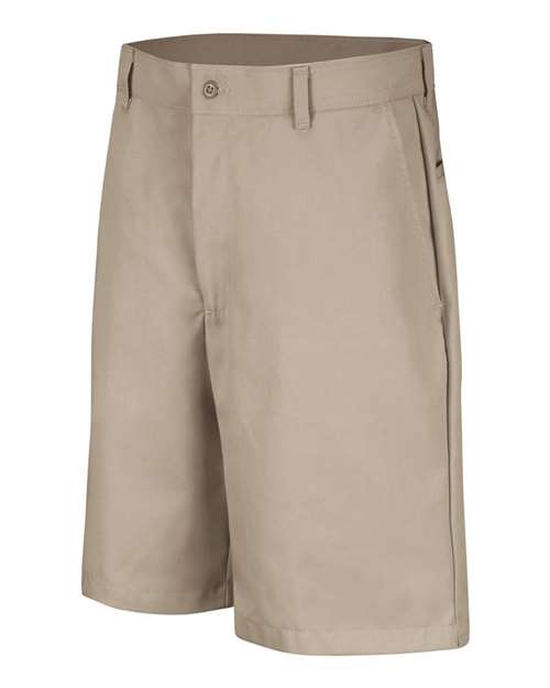 Men's Plain Front Shorts - Red Kap - PT26