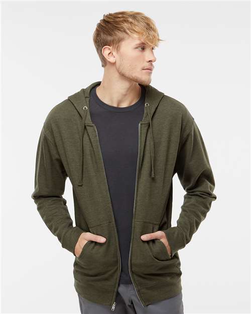 Unisex Midweight Full-Zip Hooded Sweatshirt - Independent Trading Co. - SS4500Z