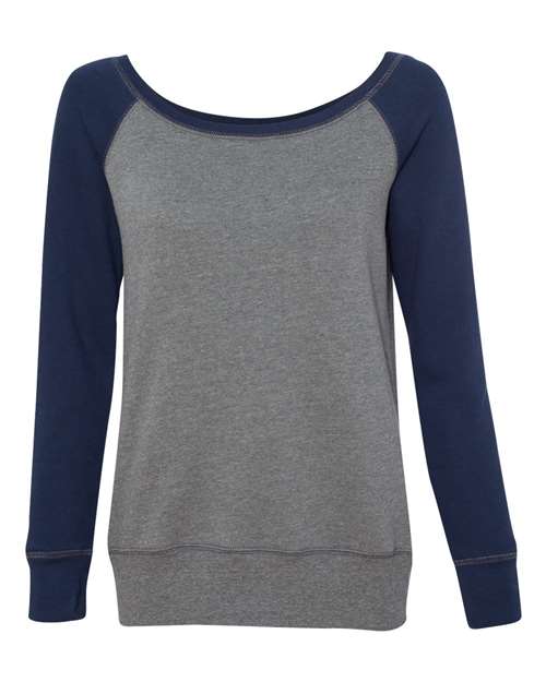 Women’s Sponge Fleece Wide Neck Sweatshirt - BELLA + CANVAS - 7501