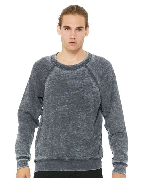 Unisex Sponge Fleece Raglan Crewneck Sweatshirt - BELLA + CANVAS - 3901