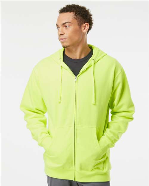 Unisex 8.5 oz. Midweight Full-Zip Hooded Sweatshirt - Independent Trading Co. - SS4500Z