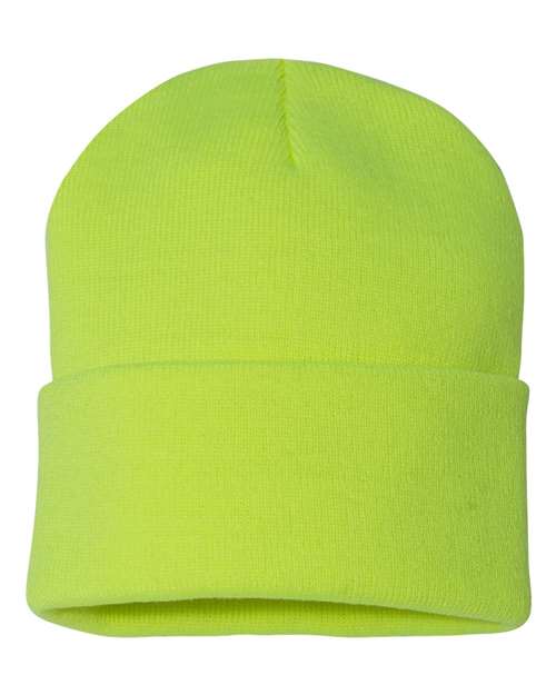 12" Solid Cuffed Beanie - Sportsman - SP12