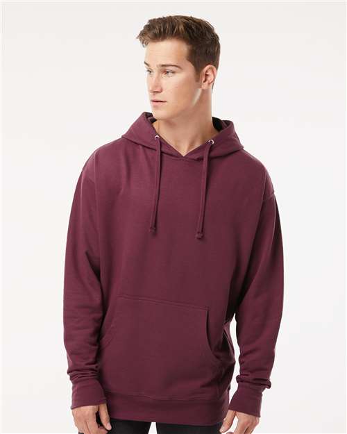 Unisex Midweight Hooded Sweatshirt - Independent Trading Co. - SS4500