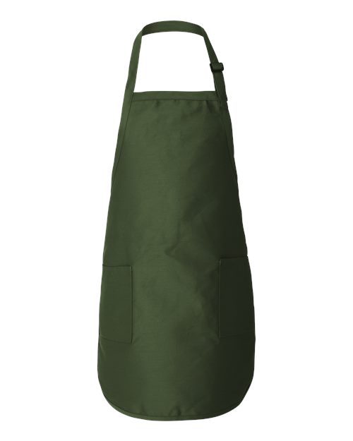 Full-Length Apron with Pockets - Q-Tees - Q4350