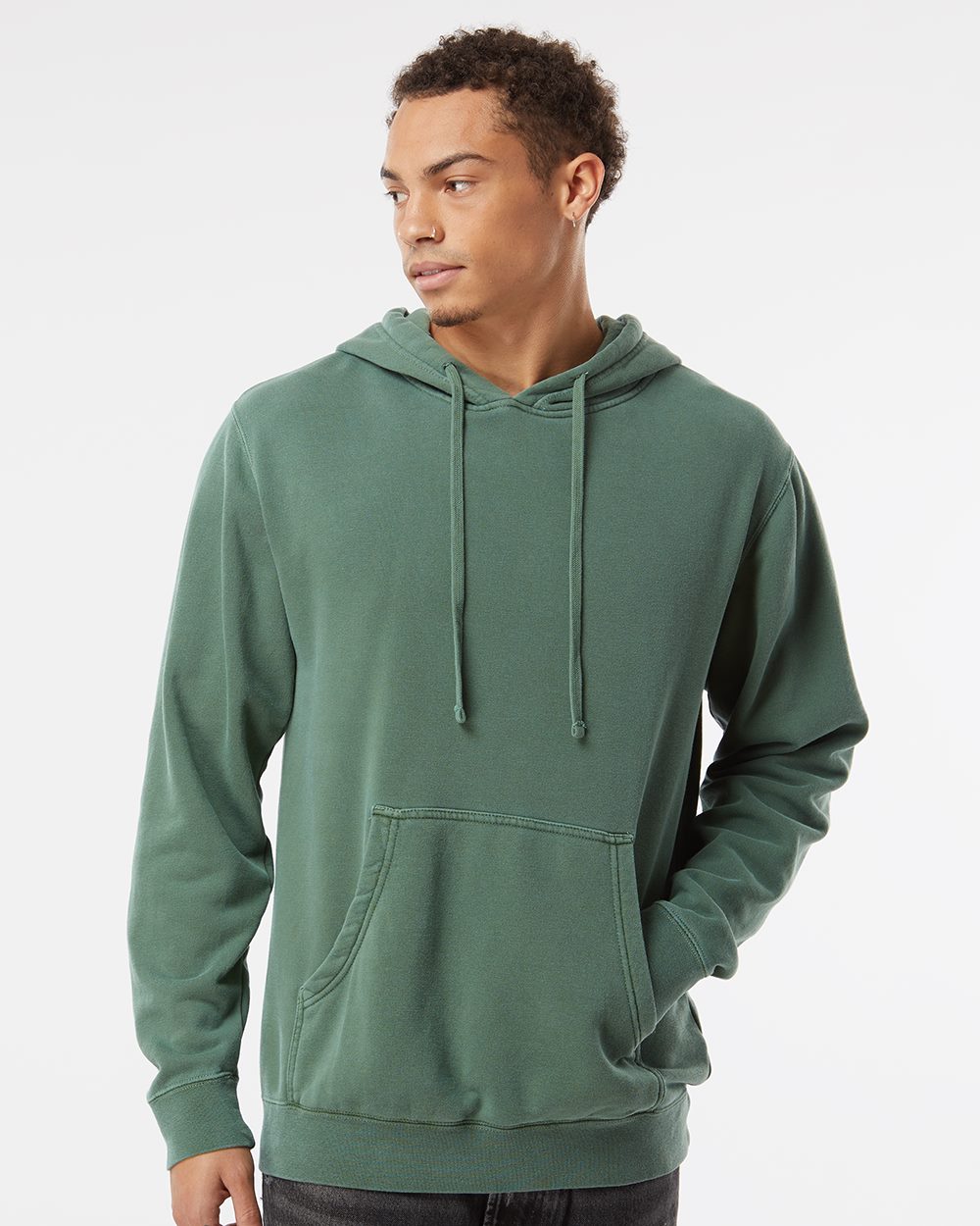 Unisex Midweight Pigment-Dyed Hooded Sweatshirt - Independent Trading Co. - PRM4500