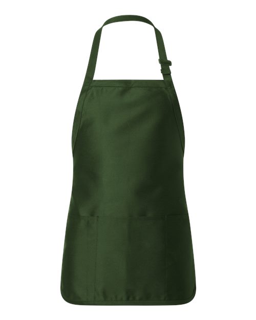 Full-Length Apron with Pouch Pocket - Q-Tees - Q4250