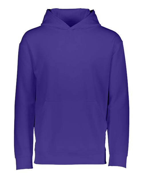 Youth Wicking Fleece Hooded Sweatshirt - Augusta Sportswear - 5506