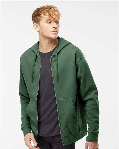 Unisex Midweight Full-Zip Hooded Sweatshirt - Independent Trading Co. - SS4500Z