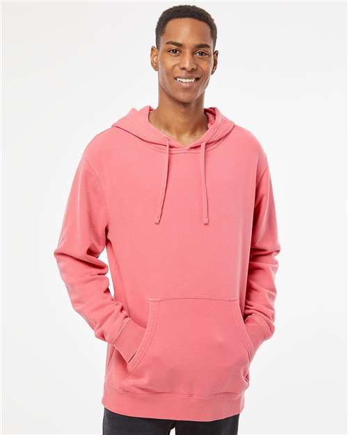 Unisex Midweight Pigment-Dyed Hooded Sweatshirt - Independent Trading Co. - PRM4500
