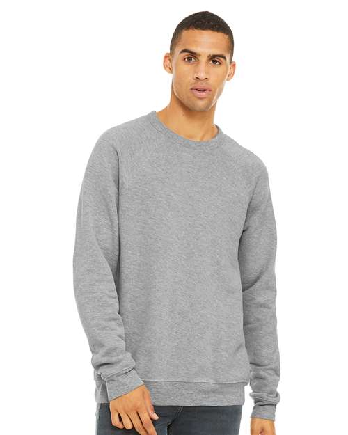 Unisex Sponge Fleece Raglan Crewneck Sweatshirt - BELLA + CANVAS - 3901