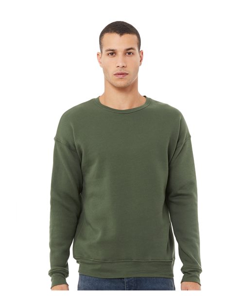 Unisex Sponge Fleece Drop Shoulder Crewneck Sweatshirt - BELLA + CANVAS - 3945