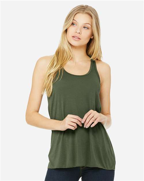 Women's Flowy Racerback Tank - BELLA + CANVAS - 8800