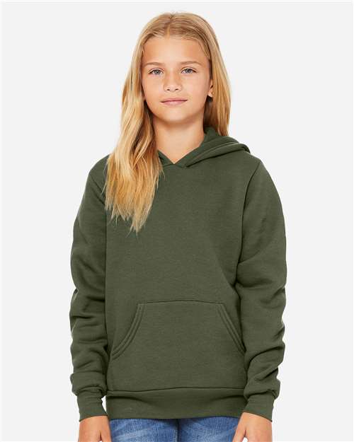 Youth Sponge Fleece Hoodie Sweatshirt - BELLA + CANVAS - 3719Y