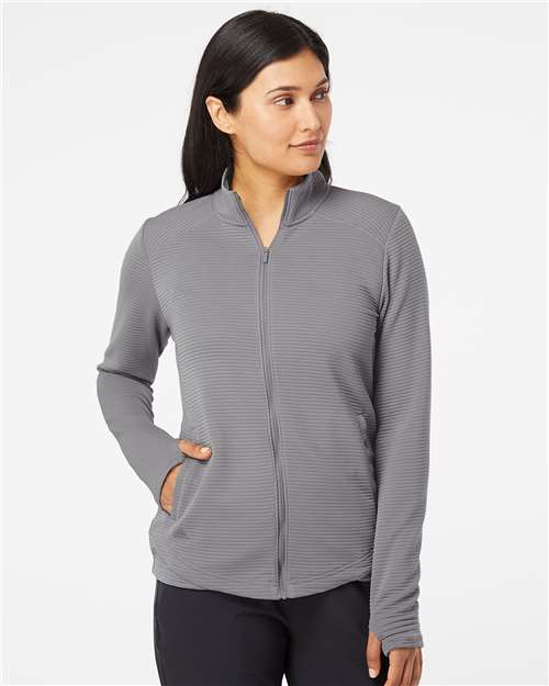 Women's Textured Full-Zip Jacket – A416