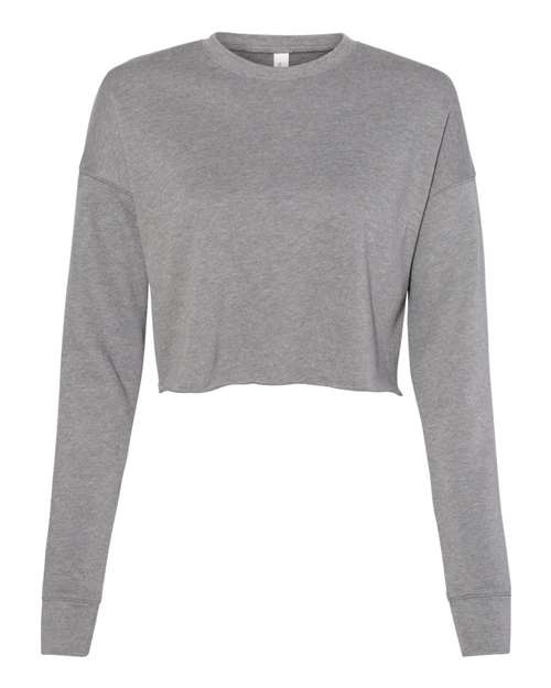 Women's Crop Fleece Crewneck Sweatshirt - BELLA + CANVAS - 7503