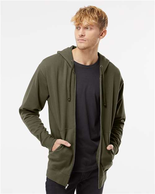 Unisex Midweight Full-Zip Hooded Sweatshirt - Independent Trading Co. - SS4500Z