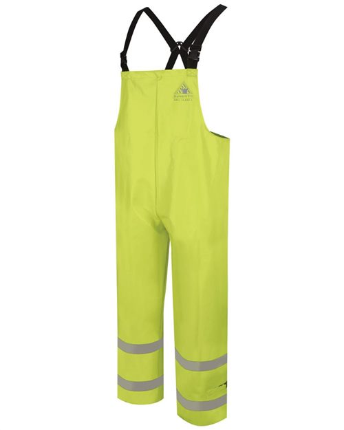 Men's Hi-Visibility Flame-Resitant Rain Bib Overall - 13 oz. – 8450