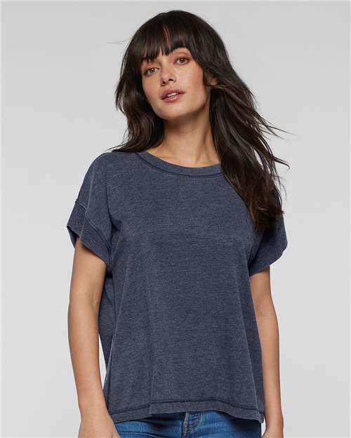 Women's Relaxed Vintage Wash Tee - LAT - 3502