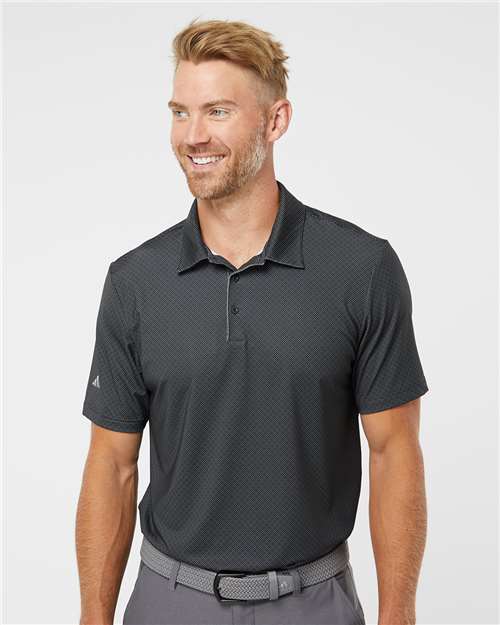 Men's Ultimate365 Diamond Dot Print Polo - Adidas – A498