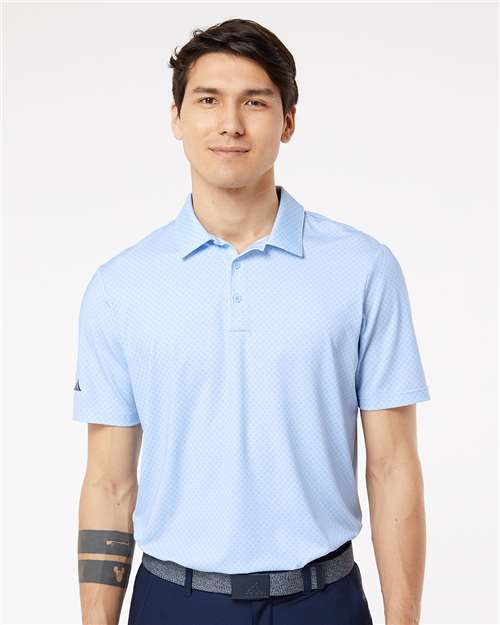 Men's Ultimate365 Diamond Dot Print Polo - Adidas - A498