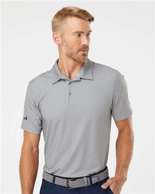 Men's Ultimate365 Diamond Dot Print Polo - Adidas – A498