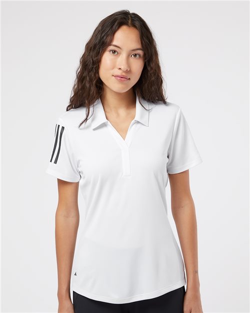 Women's Floating 3-Stripes Polo - Adidas – A481
