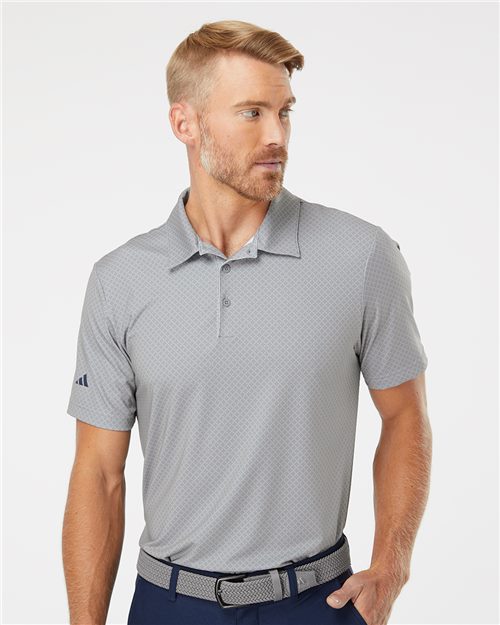 Men's Ultimate365 Diamond Dot Print Polo - Adidas - A498