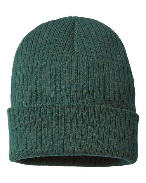 Sustainable Rib Cuffed Beanie - Atlantis Headwear - RIO