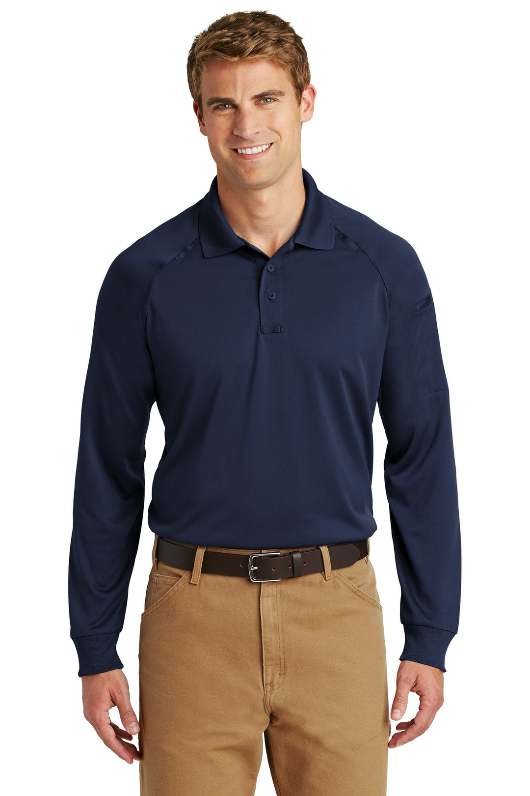 CornerStone ®  - Select Long Sleeve Snag-Proof Tactical Polo. CS410LS - CS410LS