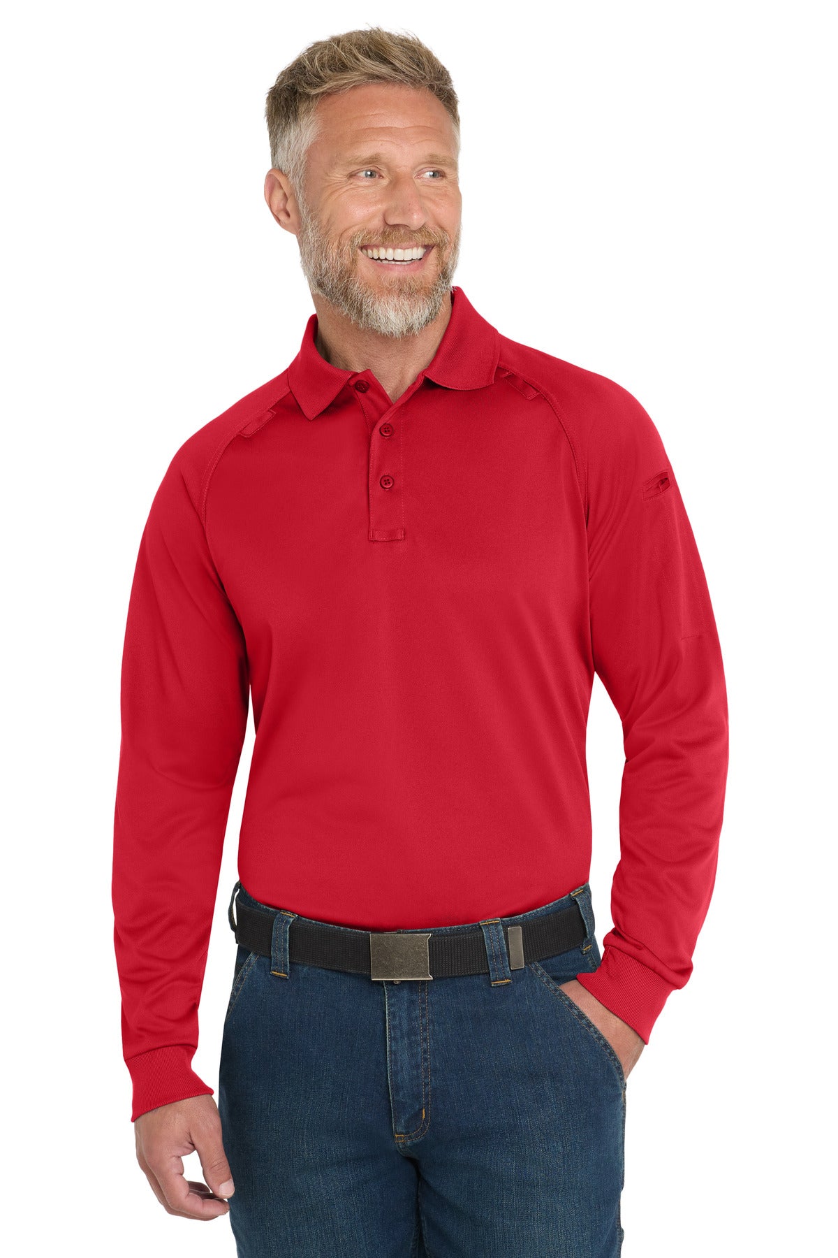CornerStone ®  - Select Long Sleeve Snag-Proof Tactical Polo. CS410LS - CS410LS