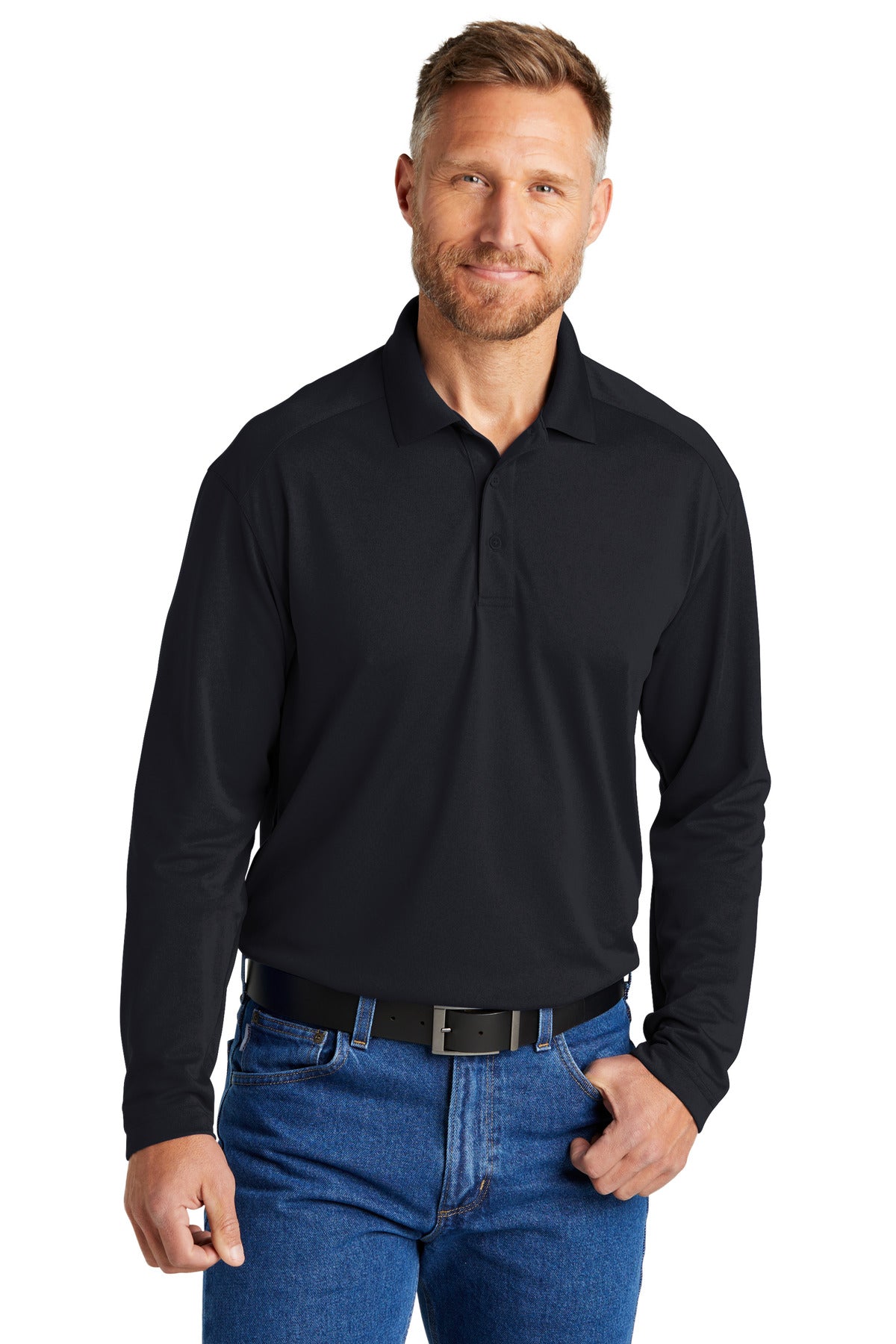 CornerStone ®  Select Lightweight Snag-Proof Long Sleeve Polo CS418LS - CS418LS