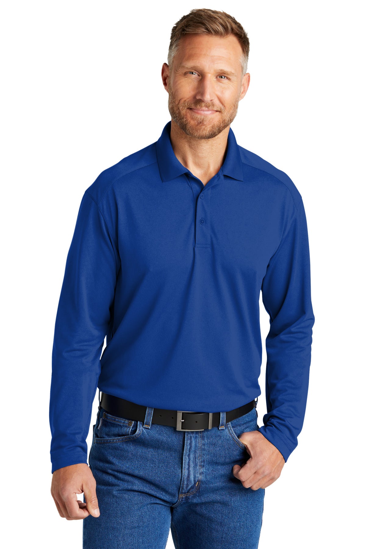 CornerStone ®  Select Lightweight Snag-Proof Long Sleeve Polo CS418LS - CS418LS