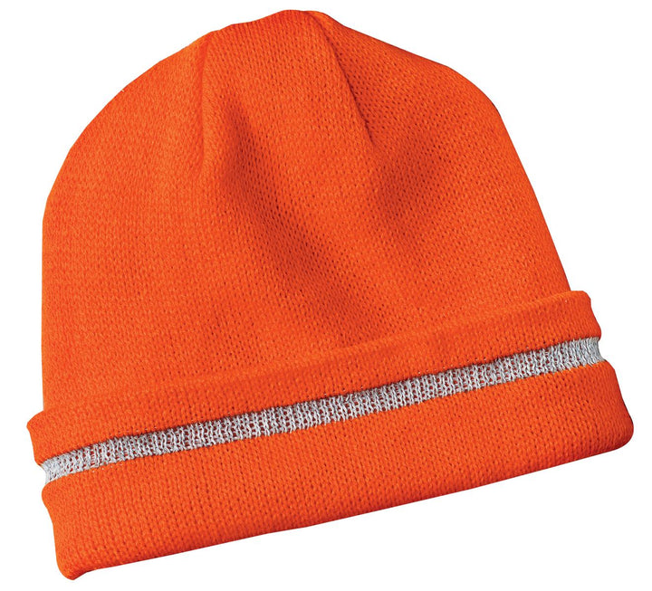 CornerStone ®  - Enhanced Visibility Beanie with Reflective Stripe.  CS800