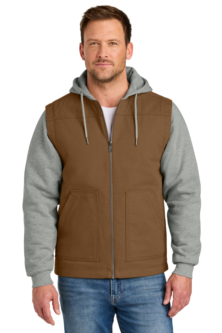 CornerStone ®  Duck Fleece Full-Zip Hooded Jacket CSJ42