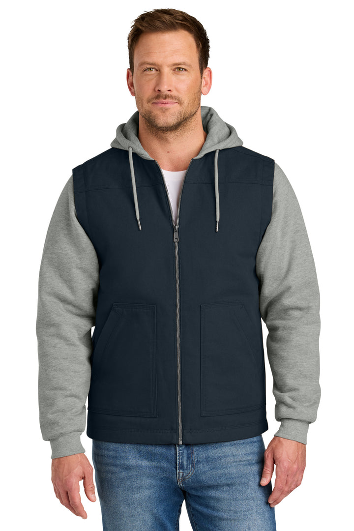 CornerStone ®  Duck Fleece Full-Zip Hooded Jacket CSJ42