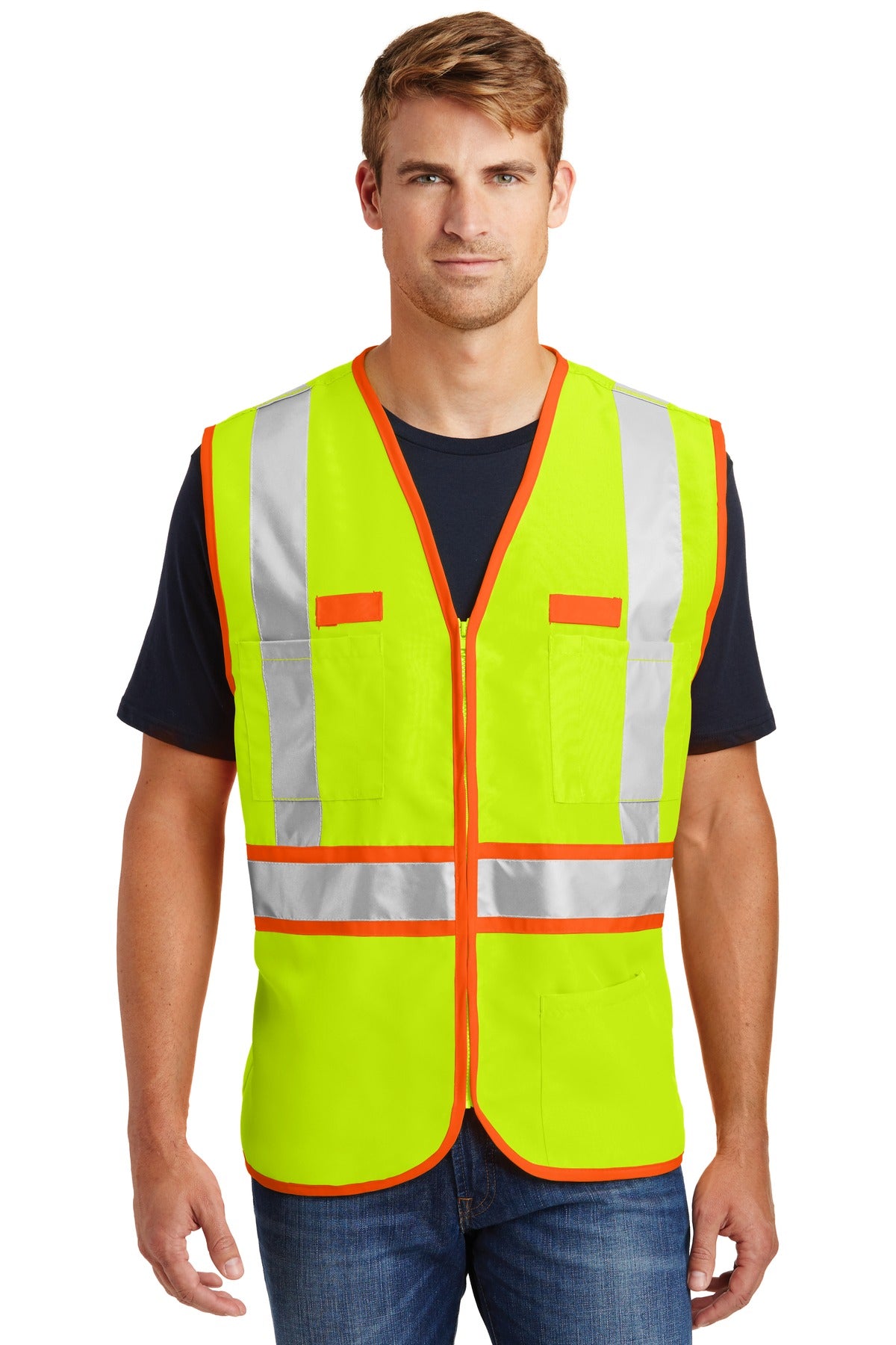 CornerStone ®  - ANSI 107 Class 2 Dual-Color Safety Vest. CSV407