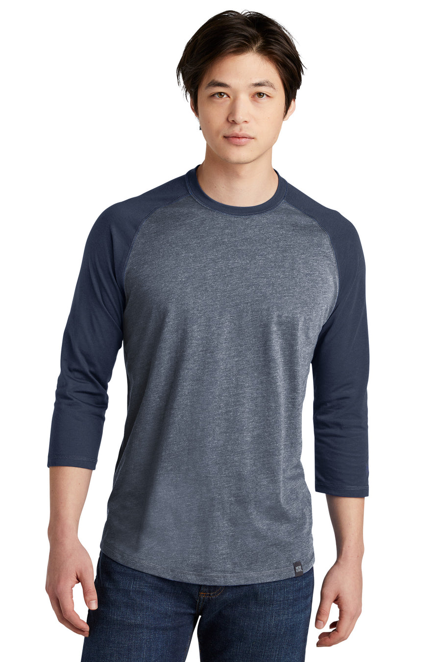 New Era  ®  Heritage Blend 3/4-Sleeve Baseball Raglan Tee. NEA104
