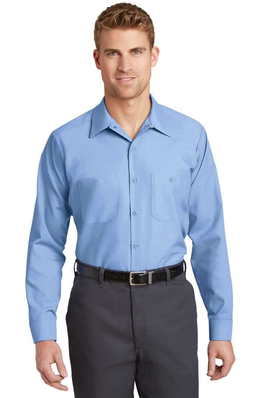 Red Kap ®  Long Sleeve Industrial Work Shirt.  SP14