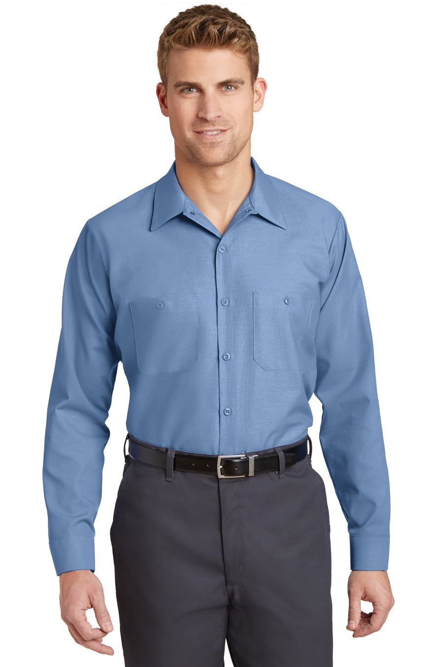 Red Kap ®  Long Sleeve Industrial Work Shirt.  SP14
