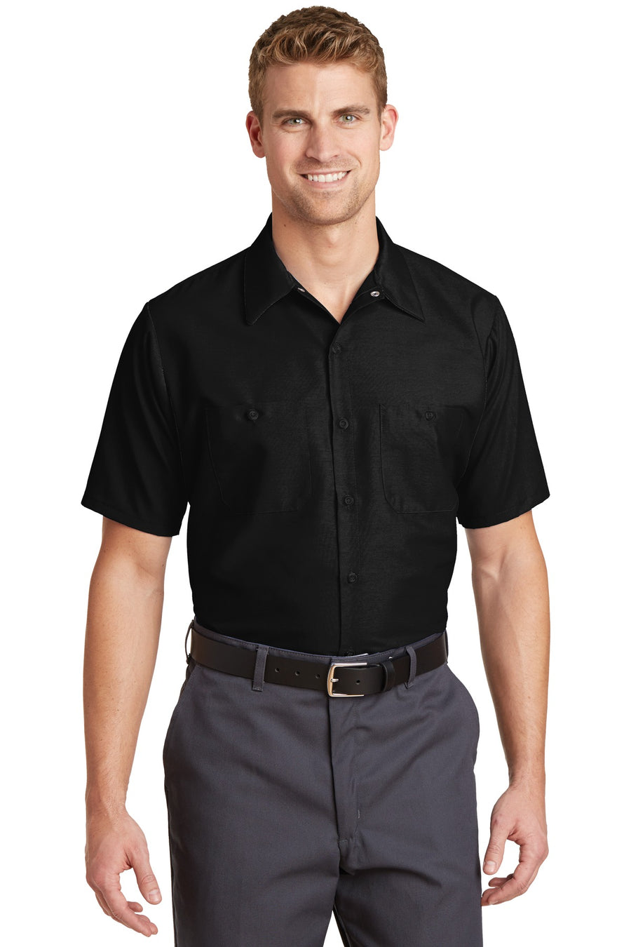 Red Kap ®  Short Sleeve Industrial Work Shirt.  SP24