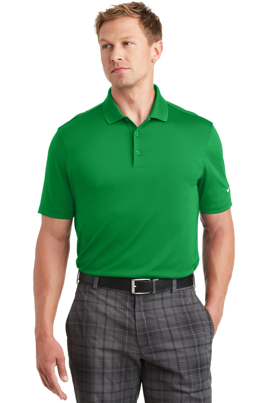 Nike Dri-FIT Classic Fit Players Polo with Flat Knit Collar.