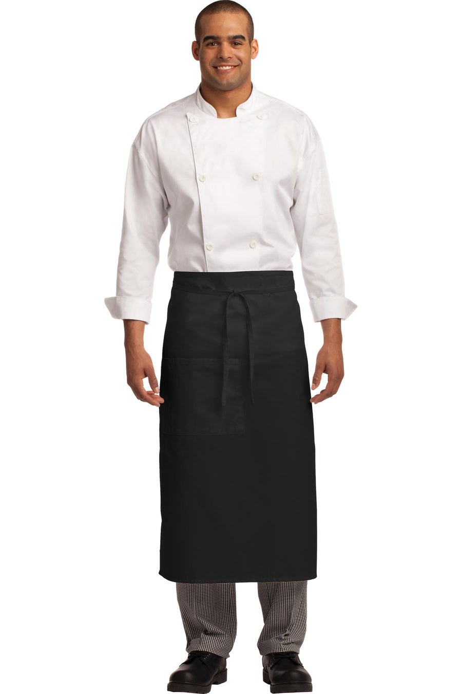 Port Authority Easy Care Full Bistro Apron with Stain Release.