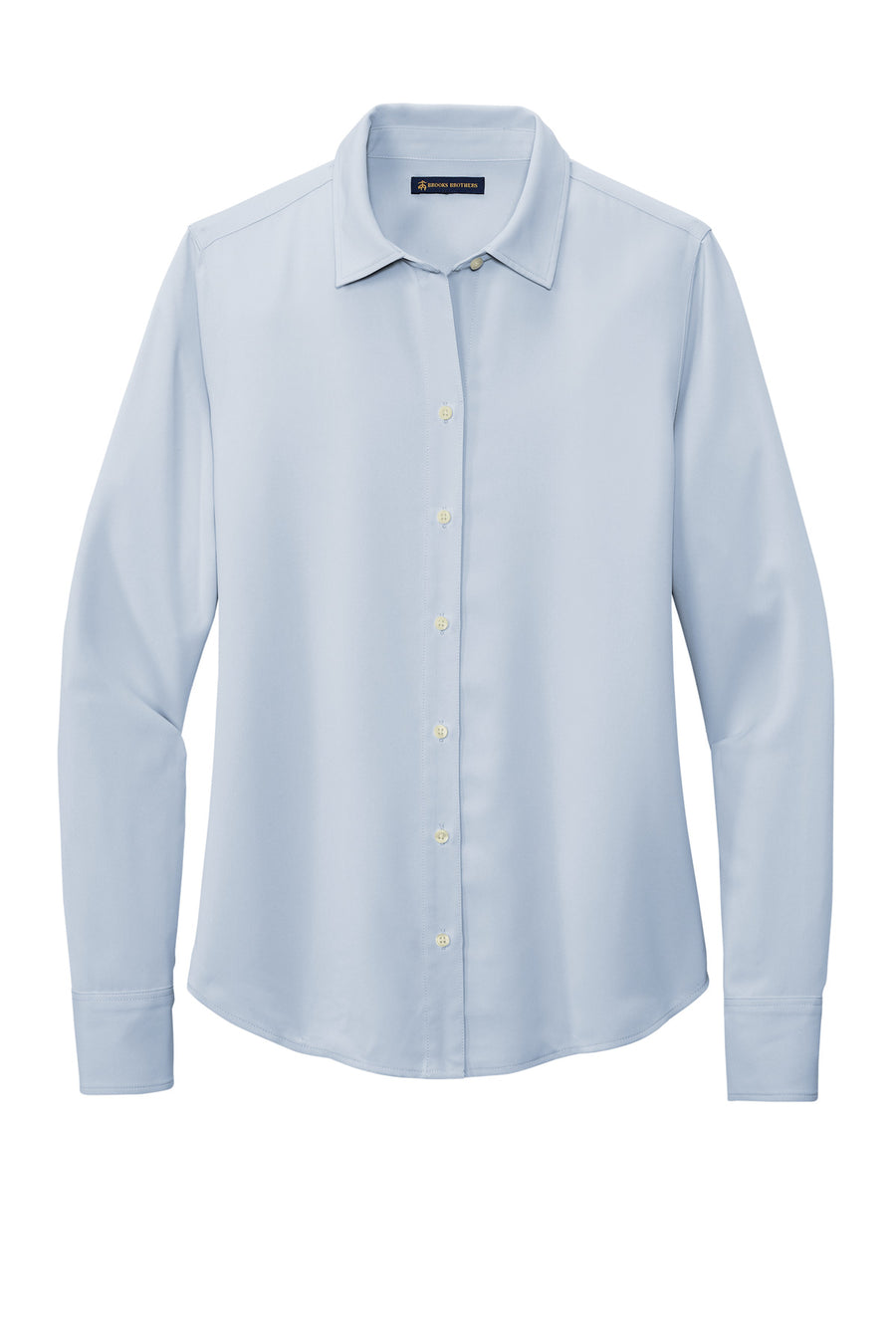 Brooks Brothers Full-Button Satin Blouse