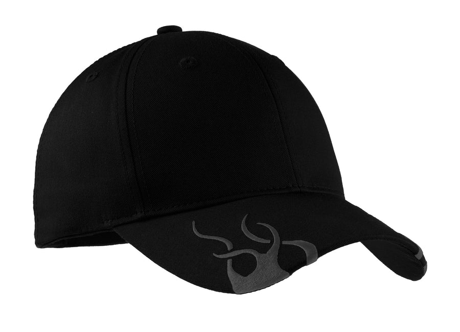 Port Authority Racing Cap with Flames.
