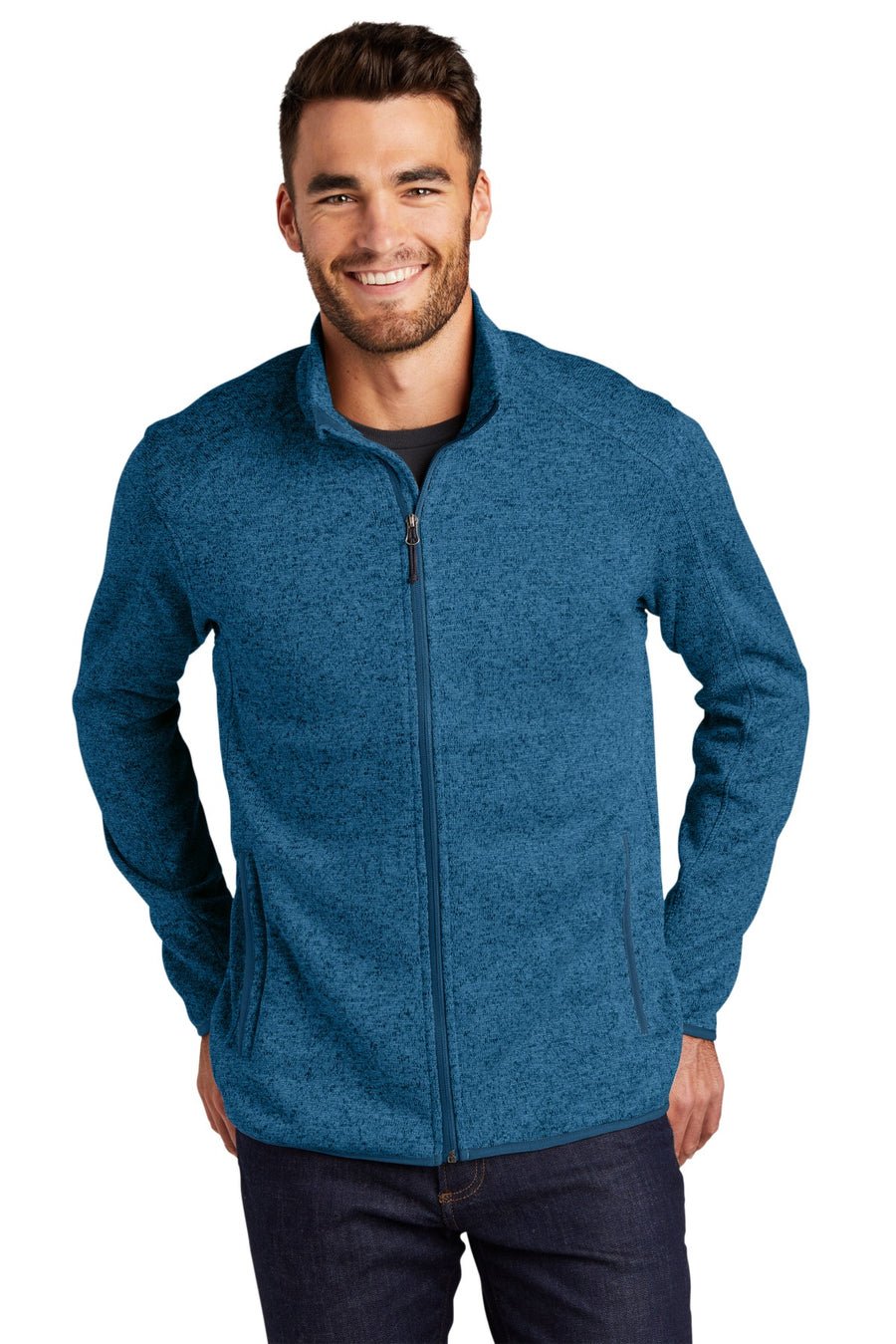 Port Authority Sweater Fleece Jacket.